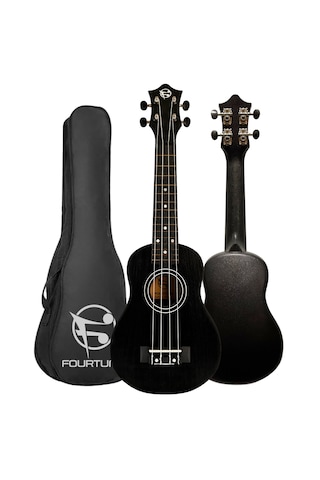Fourtune Loki Sp-21bk Soprano Siyah Ukulele Seti Başlangıç Seviye Siyah