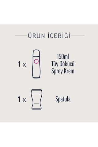 Veet Professional Tüy Dökücü Krem Sprey Bacak&Vücut Bölgesi Hassas Ciltler 150 ML