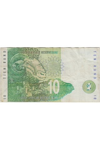 Güney Afrika 10 Rand 1999 Çok Temiz.