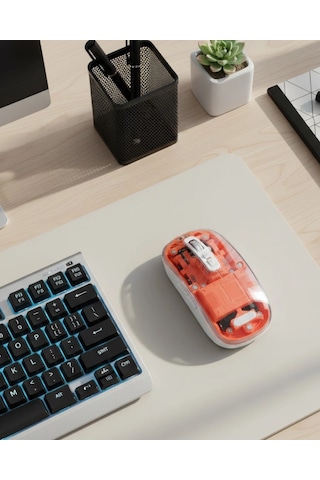 Kablosuz Bluetooth Mouse Sessiz Ofis Tasarımı