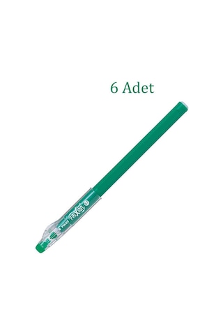 Pilot Frixion Ball Stick Roller Silinebilir Jel Kalem 0.7 mm Yeşil F18-G 6 Adet