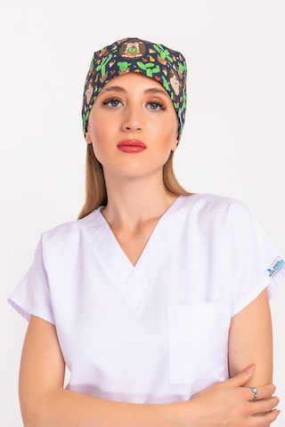 Master Likra Kaktüs Kirpi Desenli Doktor Hemşire Hastane Cerrahi