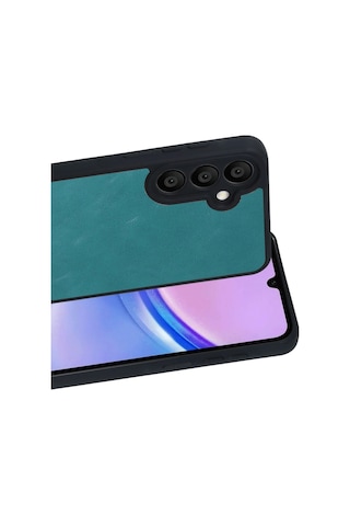 Samsung Galaxy A57 5g Aras Deri Kapak - Açık Yeşil