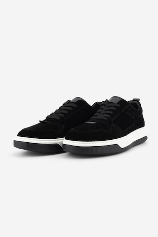 Valmenti Erkek Hakiki Deri Siyah Süet Sneakers & Spor Ayakkabı 1212 2507 Erk Ayk Y26 Sıyah Suet