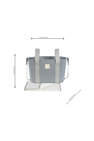 Walking Mum Eco Mum Crossbody Bakım Çantası Cloud Açık Gri