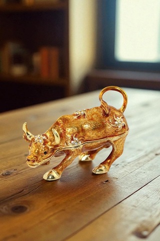 Dekoratif Boğa Figürü