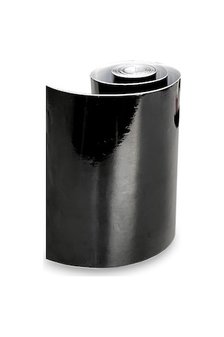 Dianziye Otomatik Cam Güneşlik Sticker - Parlak Siyah Pvc Malzeme - 140x20 Cm Ön Arka Cam Koruyucu