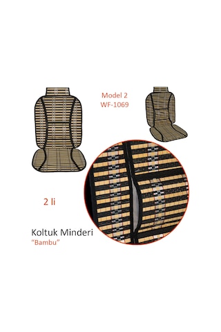Pmx Koltuk Minderi Bambu Siyah 2 Li Model 2 Wf-1069