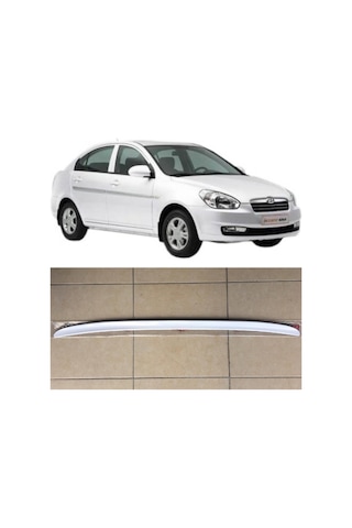 Hyundai Accent Era Bagaj Üstü Spoiler Bagaj Çıtası Parlak Beyaz