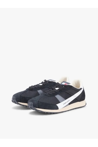 Tommy Hilfiger Em0em01715 Retro Runner Archive Open Mesh Erkek Günlük Ayakkabı Siyah