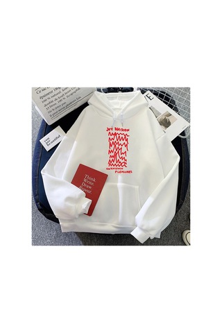 Tarzsokak Beyaz Bilinmeyen Zevkler Sevinç Bölümü Hoodies Bant Grafik Hip Ho