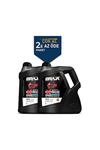 Brava Extreme 9000 5W-40 Tam Sentetik Motor Yağı 2 x 4 L