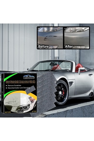 Neevoyu 6 Adet Nano Teknoloji Araba Yıkama Bezi - Kırık, Leke Ve Pas Kaldırıcı, Tüm Renkli Arabalar İçin Cila Ve Bakım Bezi