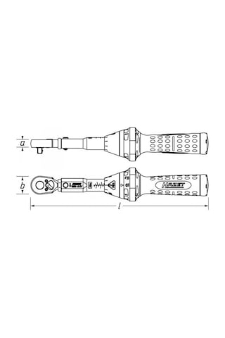 Alman Hazet 5110-3ct Tork Anahtarı 3/8" 10-60 Nm Ayarlanabilir Hazet Torkmetre %3