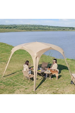 Tawa Instant Pavilion Gazebo 300x300x215cm Bej Outlet Tente