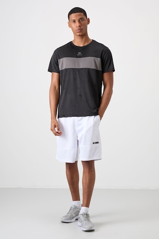 Tommy Life Siyah Polyester Nefes Alan Jakarlı İnce Esnek Standart Fit Erkek Performans T-shirt - 88398 Siyah