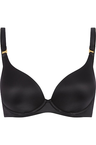 Agent Provocateur Paige Kalıplı Sütyen, Yüksek Destek, Konforlu, Italyan Mikrofiber, Yan Göğüs Desteği Siyah