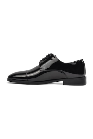 Pierre Cardin 7028 Siyah Rugan Hakiki Deri Erkek Klasik Ayakkabı 001
