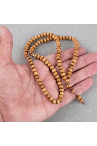 Şimşir Ağacı 99luk Tekerlek Kesim 7x5mm Namaz Tesbihi