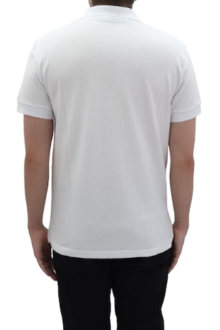 Santa Dmctekstil Erkek Dior Düz Spor Kesim Dar Kalıp Cepsiz Polo Yaka T-shirt Beyaz