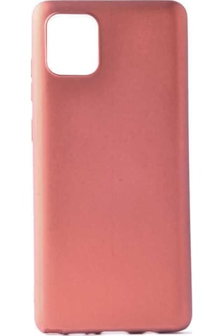 Samsung Uyumlu Galaxy A81 Note 10 Lite Kılıf Zore Premier Silikon Kapak Rose Gold