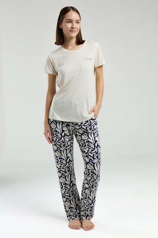 Pierre Cardin Kadın Krem Pijama Takımı Pc8973-s-v1 Krem