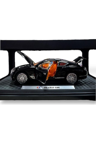 1:24 Metal Model Koleksiyon Araba Bentley Siyah 21 Cm Cz140b