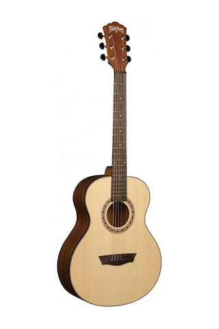 Washburn Agm5k Apprentice G-mini 5 Akustik Gitar Seyahat Tipi - Kompakt Seri Ladin Üst Kapak, Maun Arka Ve Yanlar, 7/8 Gövde Ölçüsü, Rahat Taşınabilir Yapı Ölçüler: 578 Mm Skala Uzunluğu