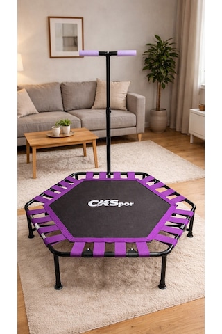 Ckspor 114 Cm 45 Inç Katlanabilir Tutunmalı Fitness Trambolini 150 Kg Kapasiteli Ev Tipi Kondisyon Ve Egzersiz Aleti