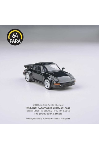 Para64 Porsche Ruf 1986 Btr Black Lhd Pa-55545 Çok Renkli