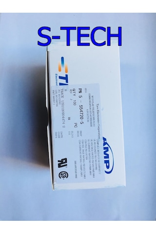 Amp Cat 6 8P8C Plug 1 Paket 100'Lü