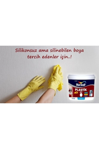 Plastik Mat Su Bazlı Iç Duvar Boyası 2.5 Lt Silinebilir - Beyaz