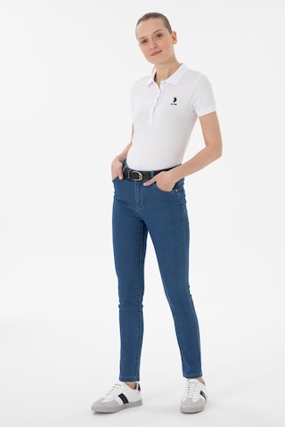 U.S. Polo Assn. Kadın Mavi Jean Toothpick Fit Pantolon 50307822-DN0022