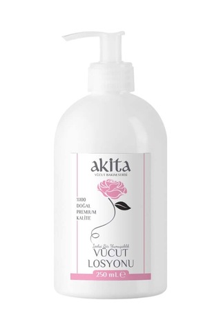 Akita Doğal Vücut Losyonu Gül 250 ML