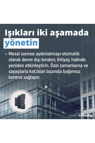 Shelly Pro 2 Dın Ray 2 Kanal Akıllı Röle