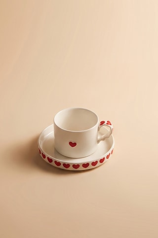 Karaca Sweetheart Çay Fincan Takımı 195 Ml Beyaz