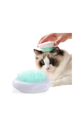 Tımar, Kedi Saç Sökücü Fırça, Kedi Masaj Fırçası Yeşil