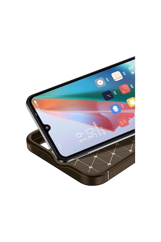 Hot 50 Pro Plus 4g Auto Focus Karbon Kapak - Kahverengi