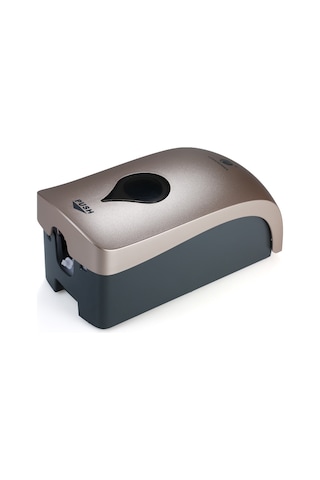 Hangfox 1000ml Duvar Tipi Sabunluk - Şampanya Altın Renk, Manuel Basmalı, Damlatmaz Tasarım Delik Açma Gerekli Şampanya Altın