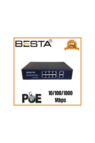 24 Port Gi Gabi T Poe Swi Tch 10/100/1000 Mbps Bst2422g