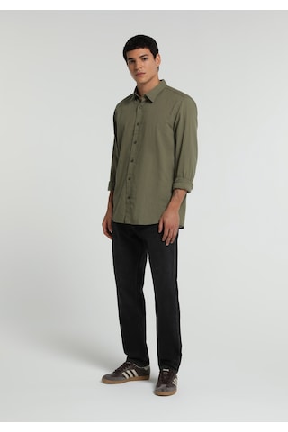 Colin's Colins Regular Fit Shirt Neck Düz Erkek Yeşil Uzun Kol Gömlek Cl1082053 Q1.v1 Sag Çok Renkli