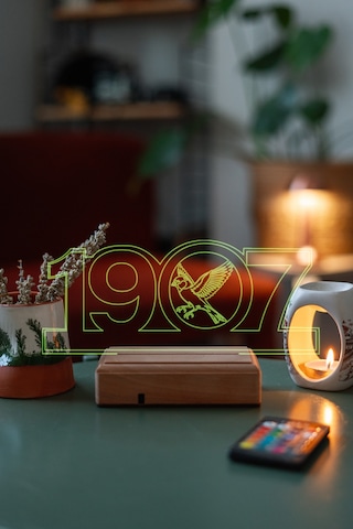 1907 Sarı Lacivert Kanarya Taraftar 16 Renk Kumandalı 3d Gece Lambası