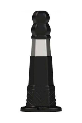 Siyah Otopark Düzenleyeci Altıgen Delinatör Siyah Renk 14060 Zeplin