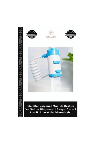 Multifonksiyonel Musluk Uzatıcı Ve Sabun Dispenseri Banyo Gereci Pratik Aparat Ev Düzenleyici Çok Renkli