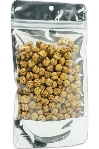 11X18.5X7 Şeffaf Metalize Kilitli Doypack 50 Adet
