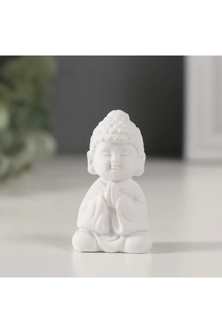 Simalend Çiçekli Buda Heykelciği 398878862