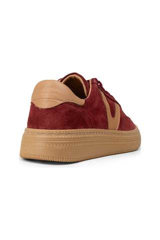 Deery Kadın Bordo Hakiki Süet Sneaker Ayakkabı - N0170zbrdc01