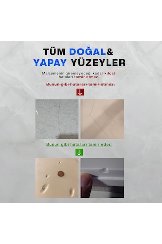 Nnrepair Seramik Akrilik Yüzey Tamir Kiti Beyaz