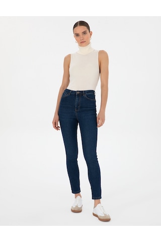 Pierre Cardin Kadın Koyu Mavi Pantolon Jean 50318253-vr032 Koyu Mavi