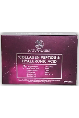 Naturalnest Collagen Peptide & Hyaluronik Asit 60 Tablet